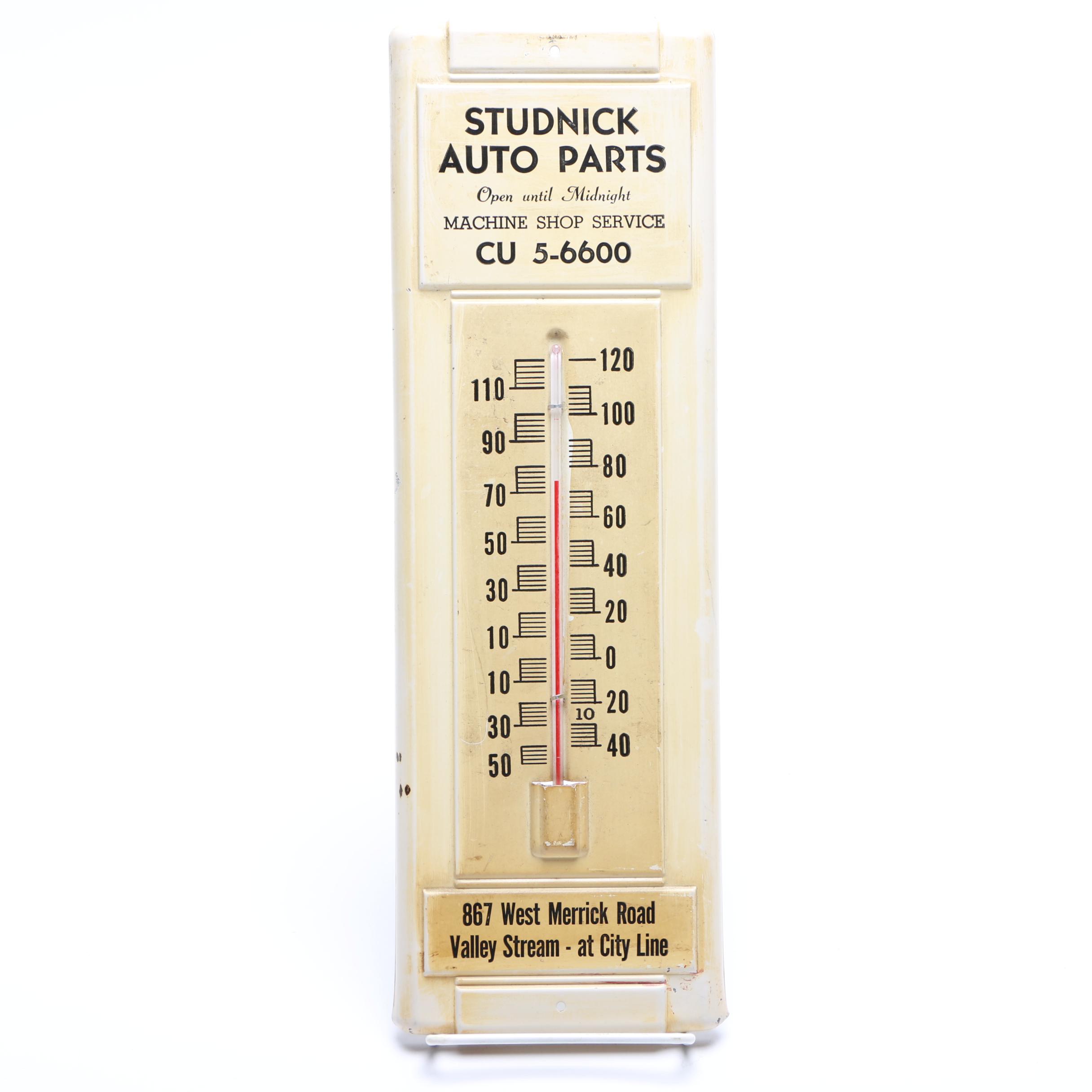 Vintage Commercial Thermometer