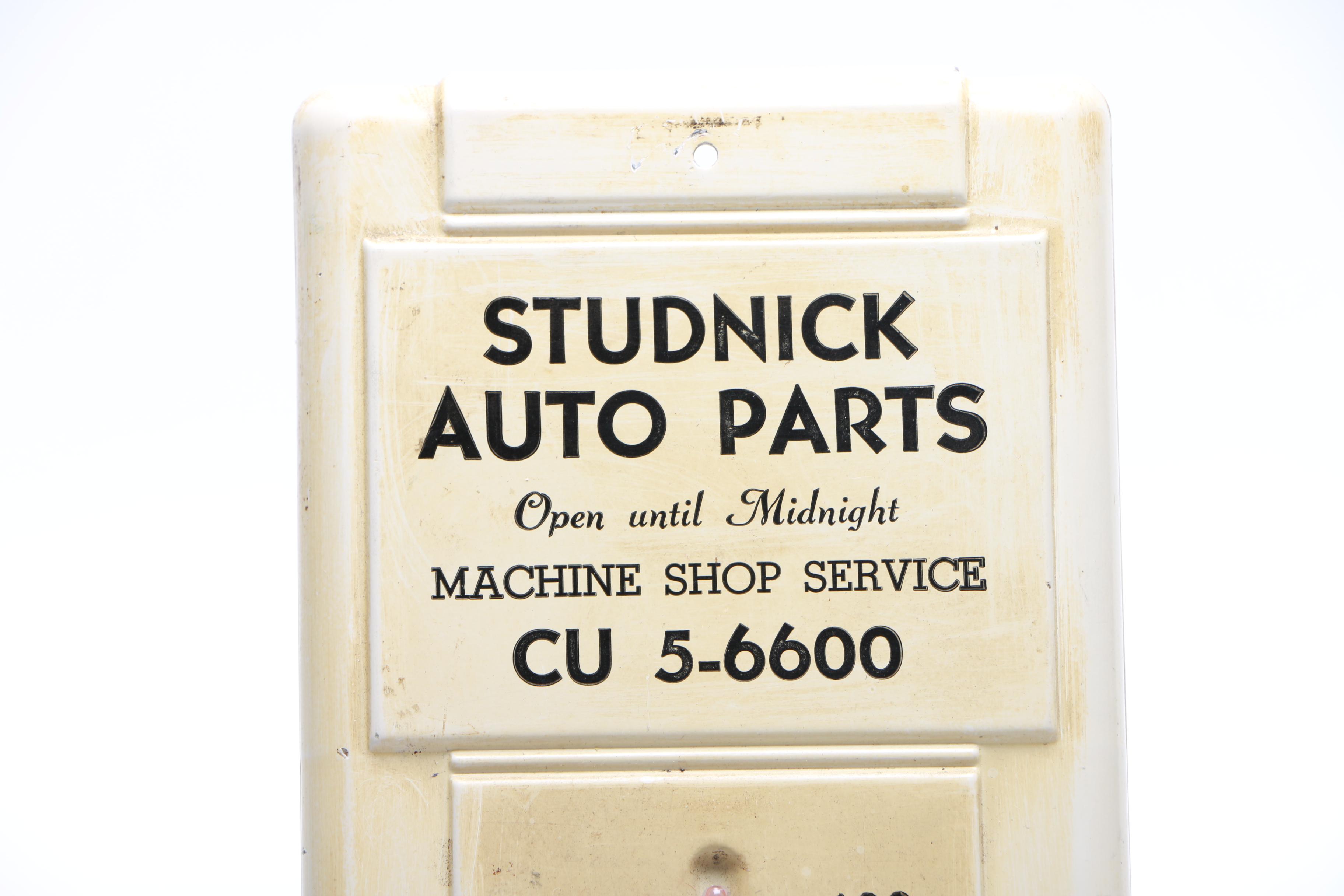 Vintage Commercial Thermometer