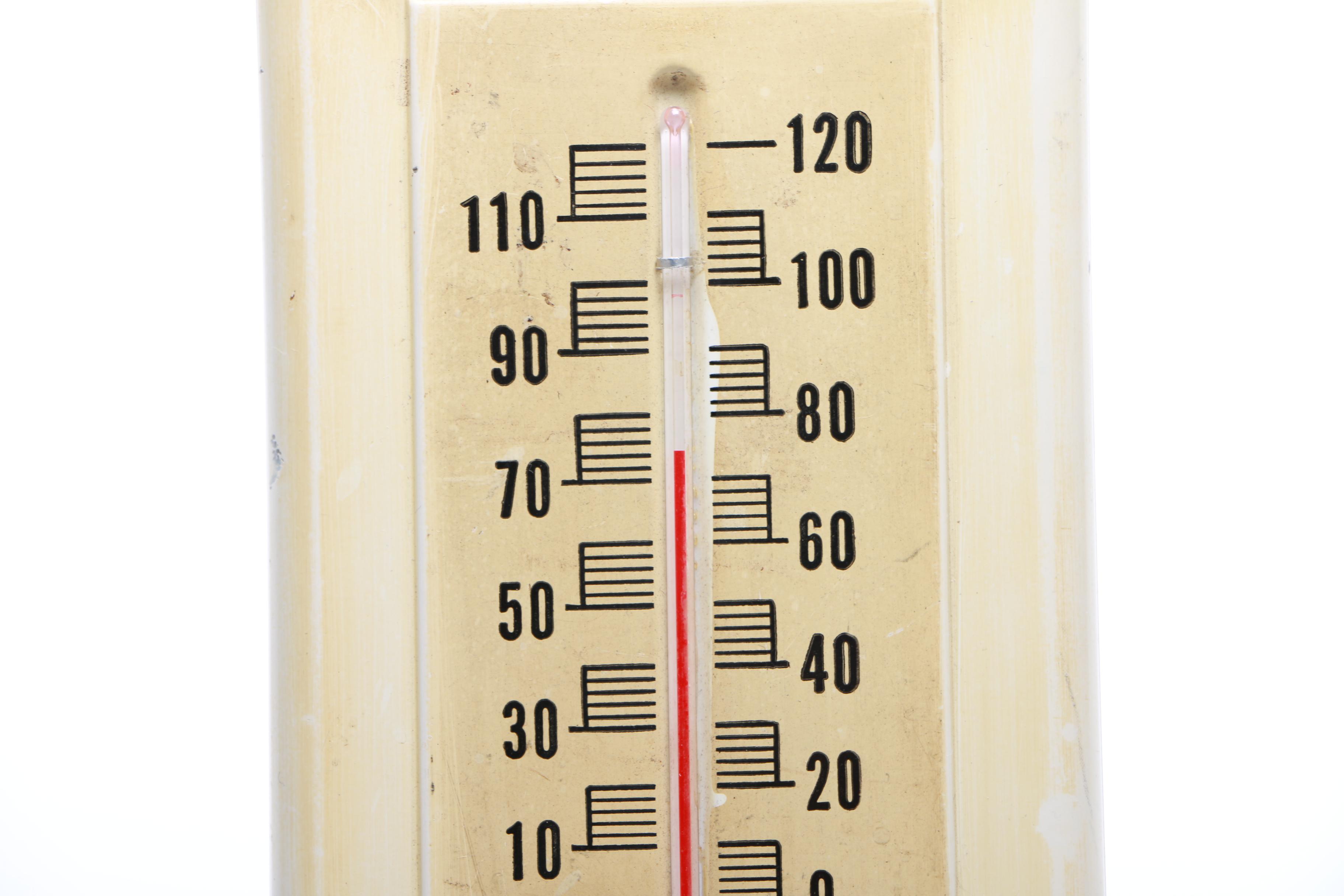 Vintage Commercial Thermometer