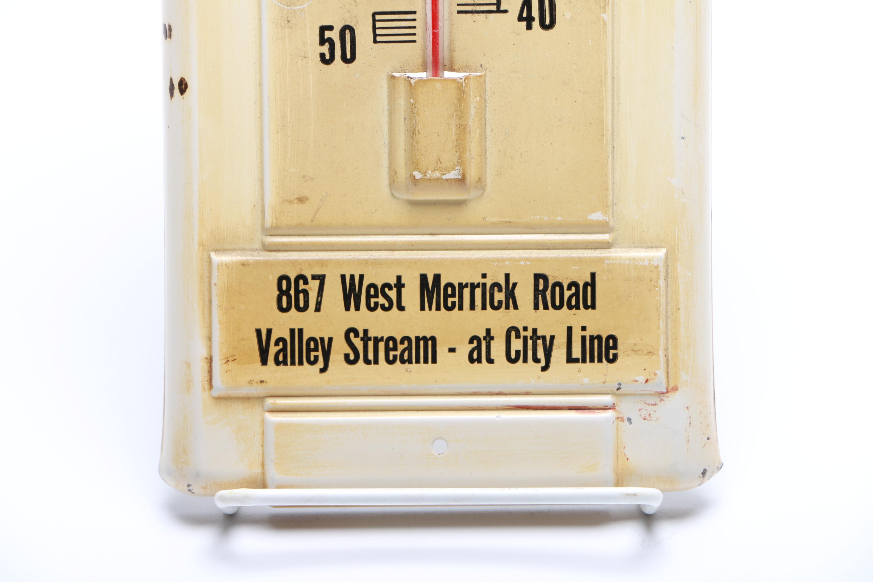 Vintage Commercial Thermometer