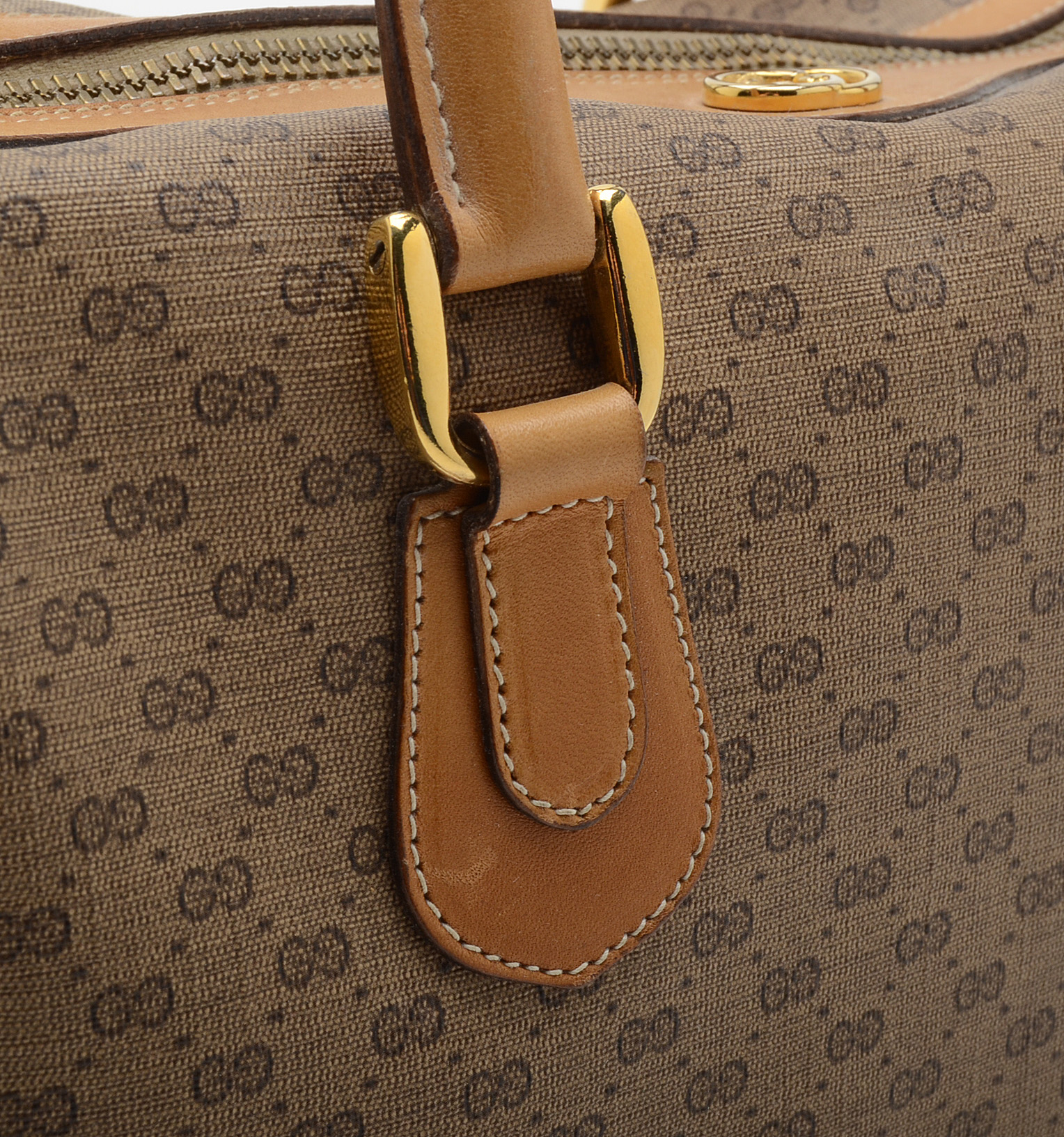 Vintage Gucci Monogram Canvas Doctor Bag