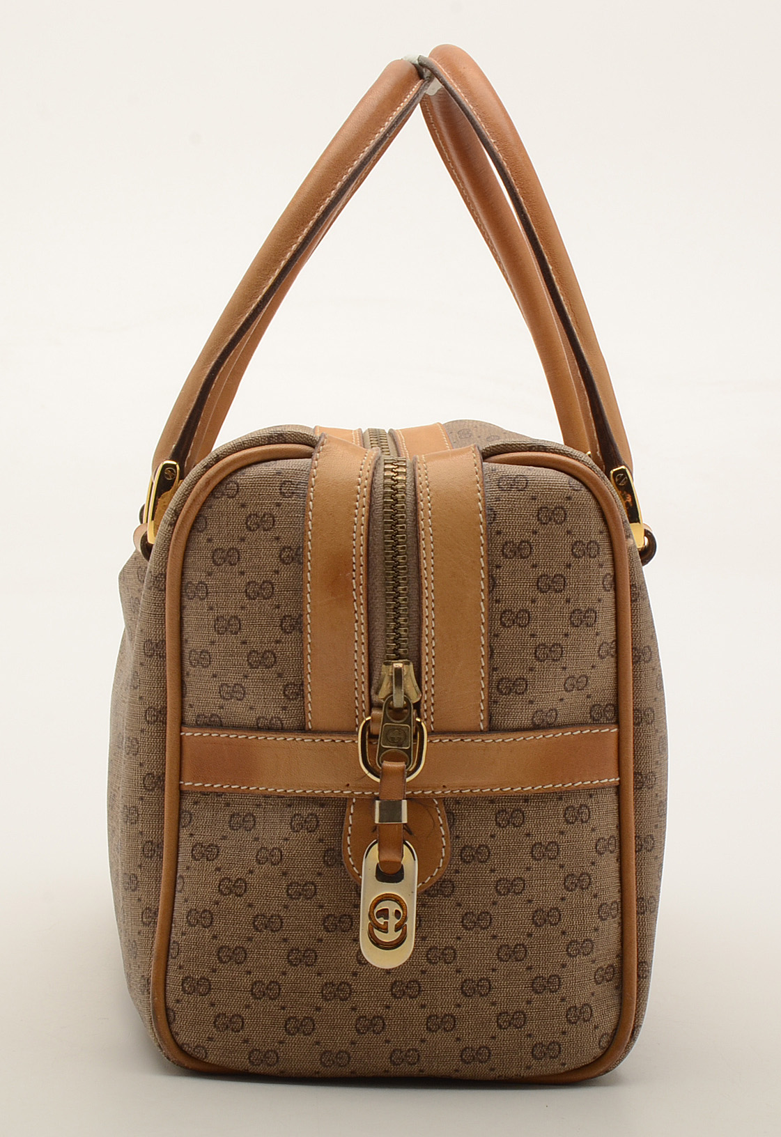 Vintage Gucci Monogram Canvas Doctor Bag