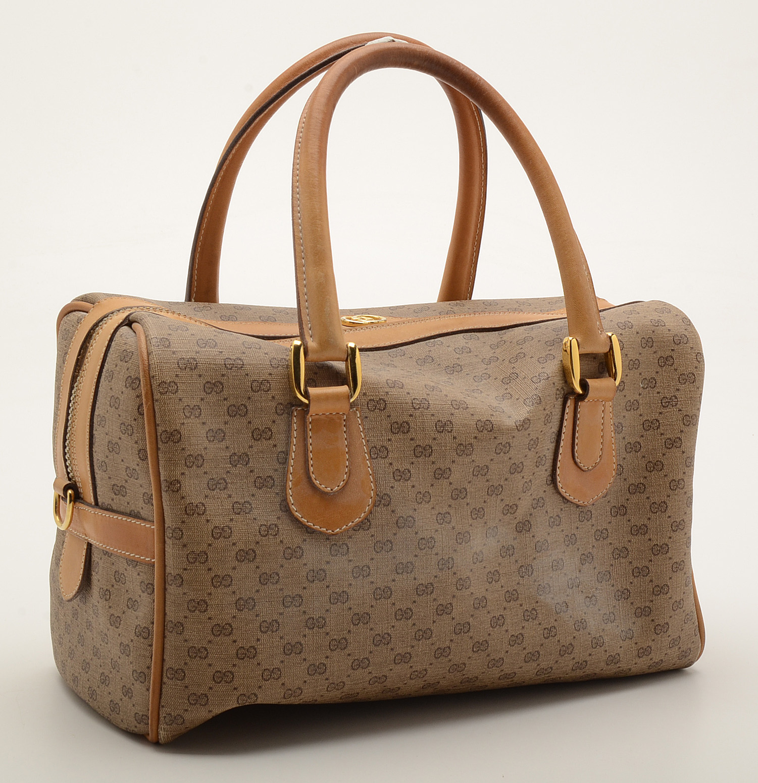 Vintage Gucci Monogram Canvas Doctor Bag