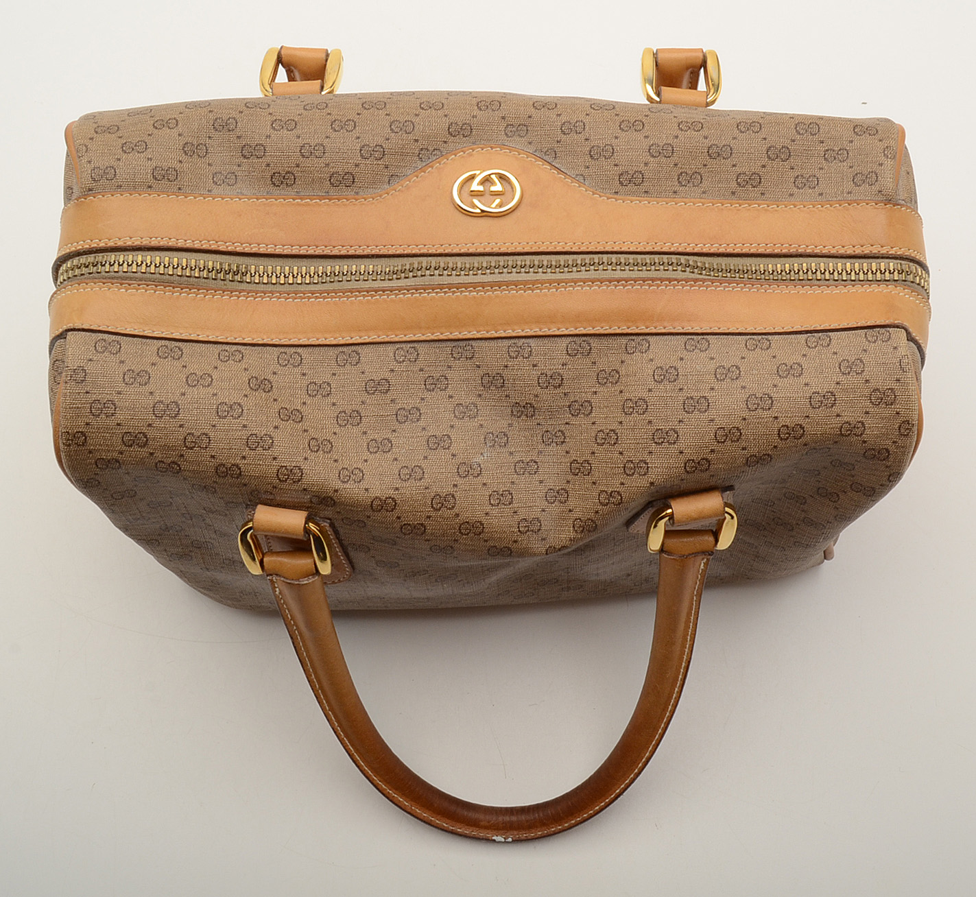 Vintage Gucci Monogram Canvas Doctor Bag