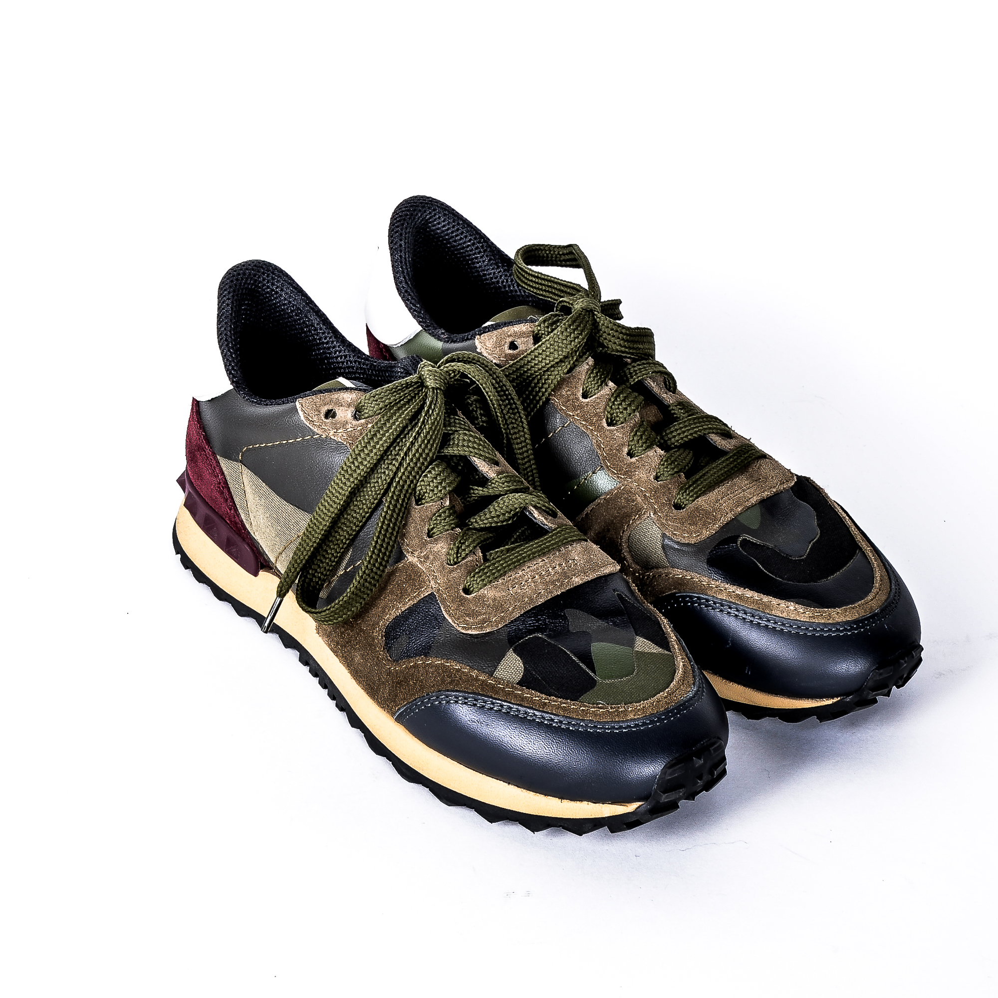 Women's Valentino Rockrunner Camouflage Sneakers