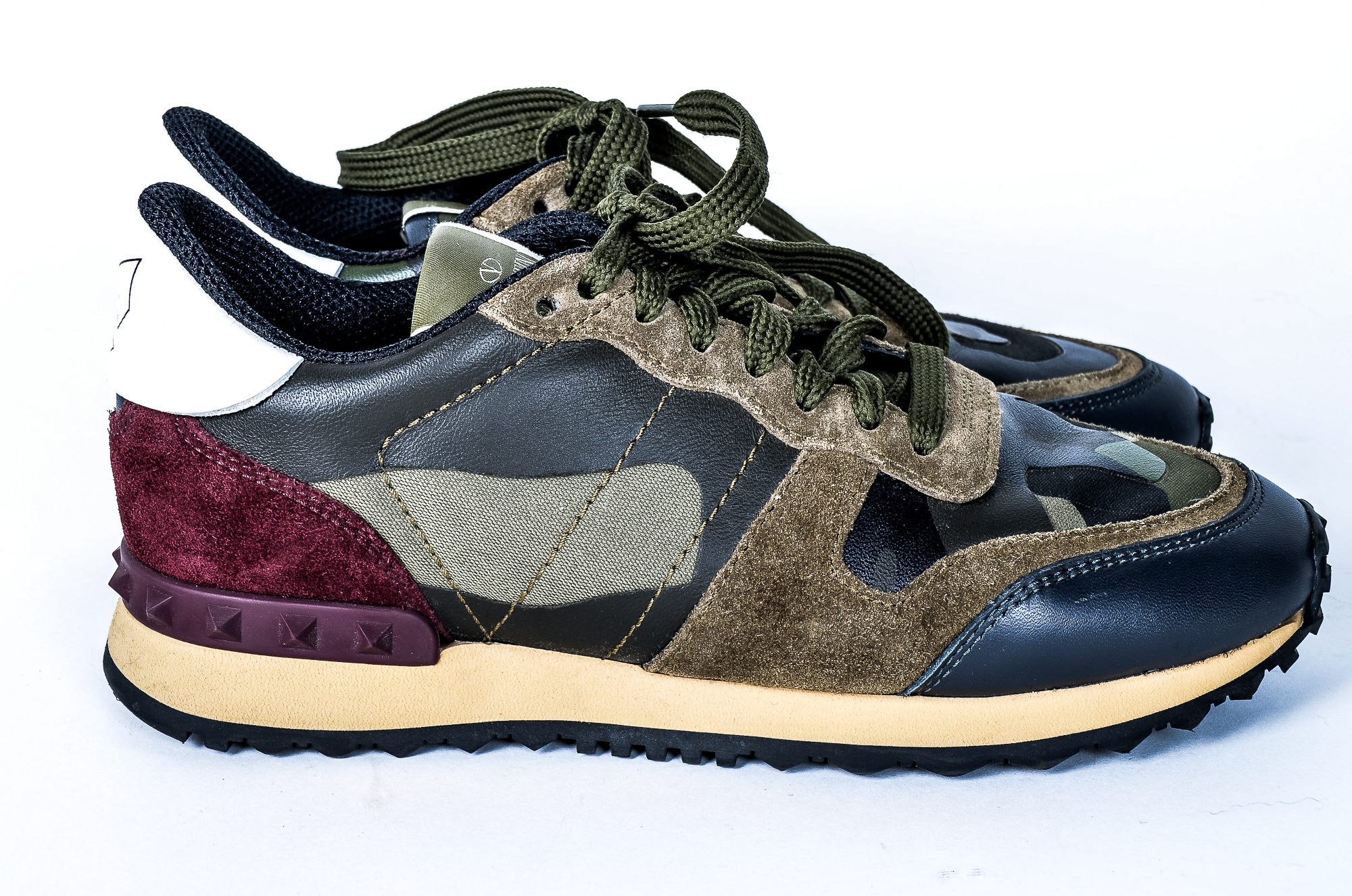 Women's Valentino Rockrunner Camouflage Sneakers