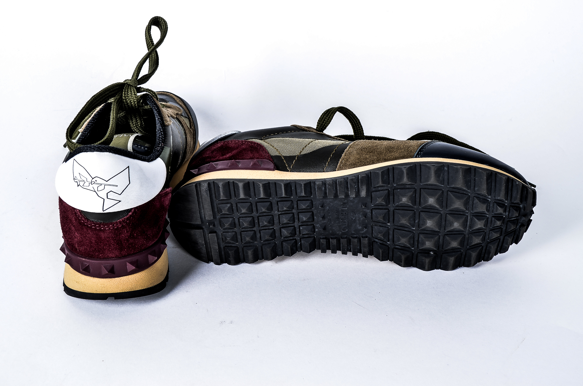 Women's Valentino Rockrunner Camouflage Sneakers