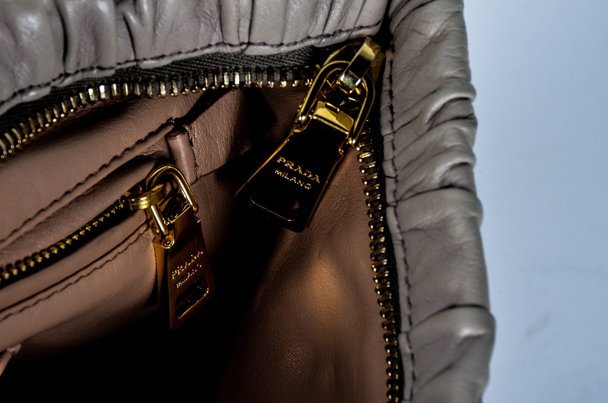 Prada Nappa Gaufre Clutch