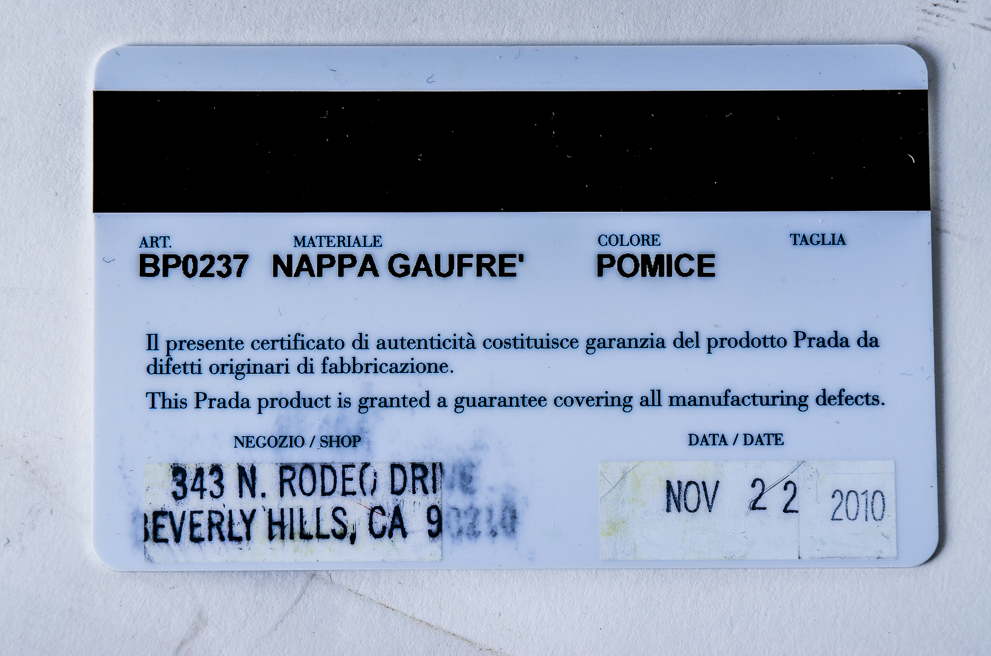 Prada Nappa Gaufre Clutch