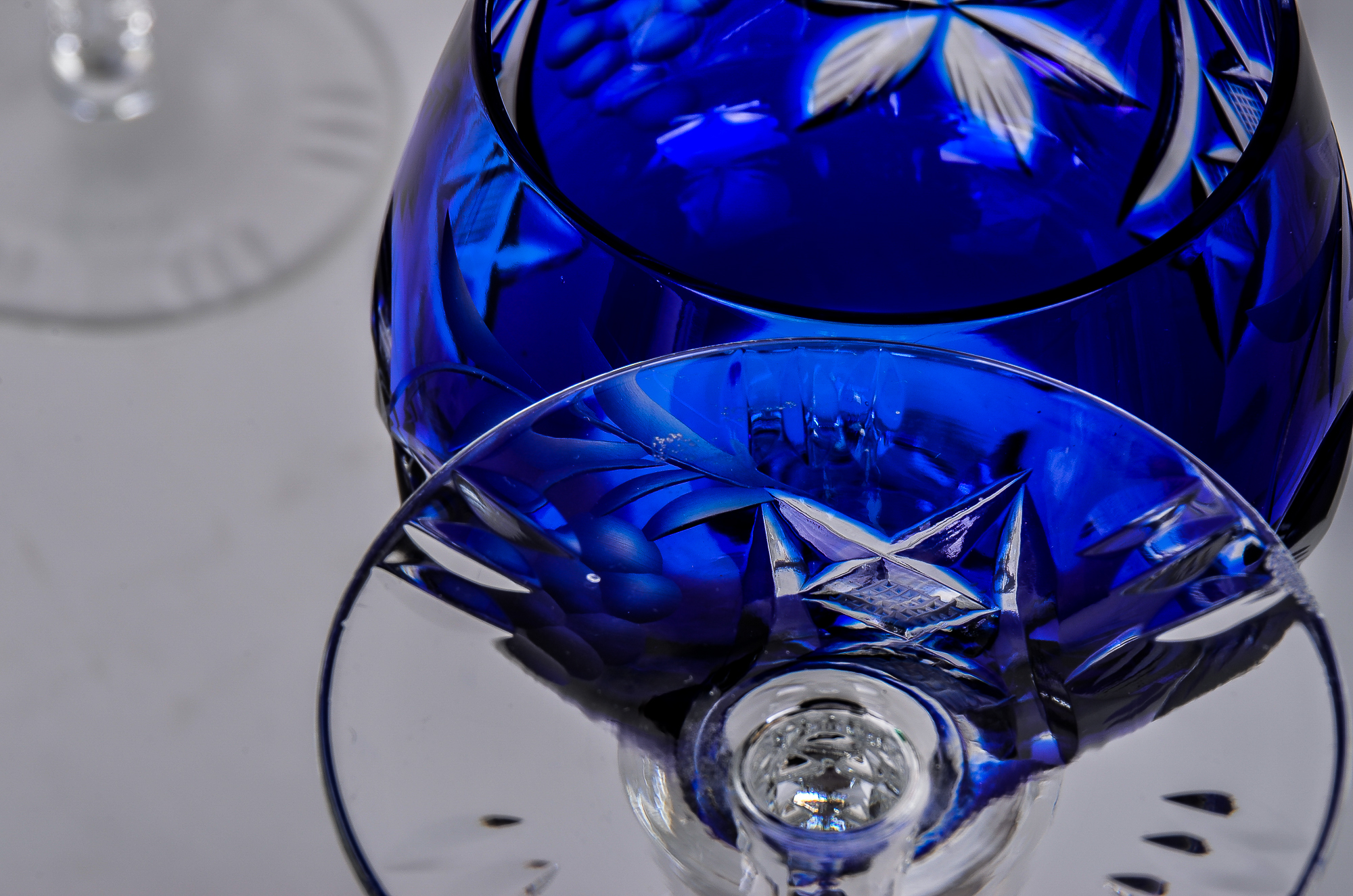 Set of Vintage Lausitzer Colorful Lead Crystal Glassware