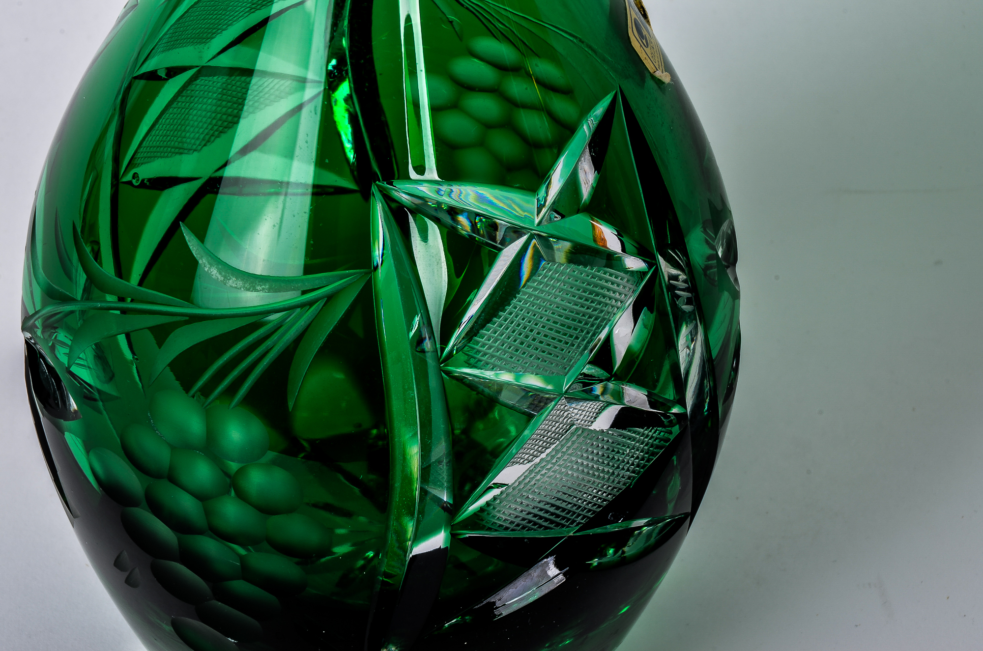 Set of Vintage Lausitzer Colorful Lead Crystal Glassware