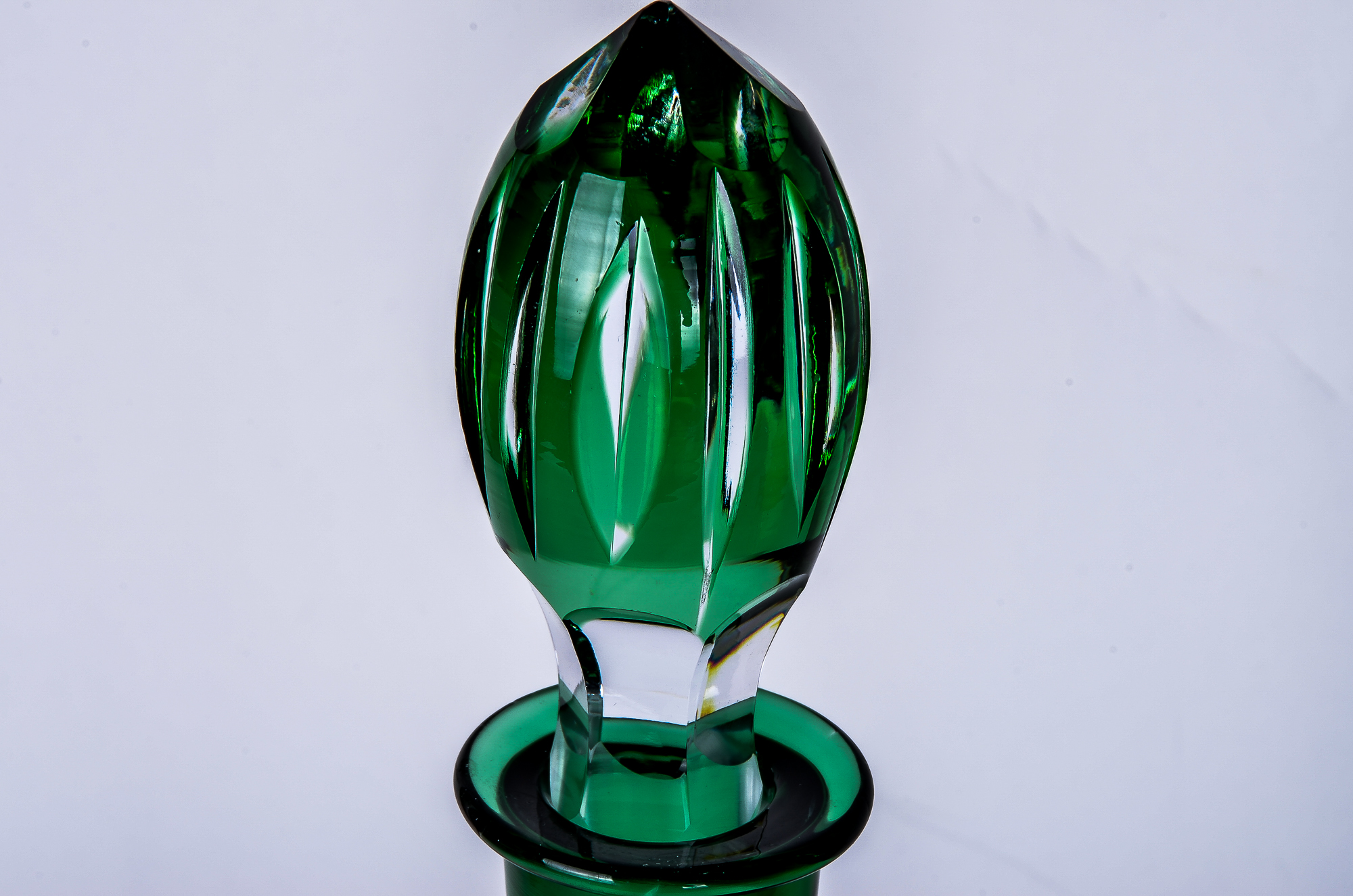 Set of Vintage Lausitzer Colorful Lead Crystal Glassware