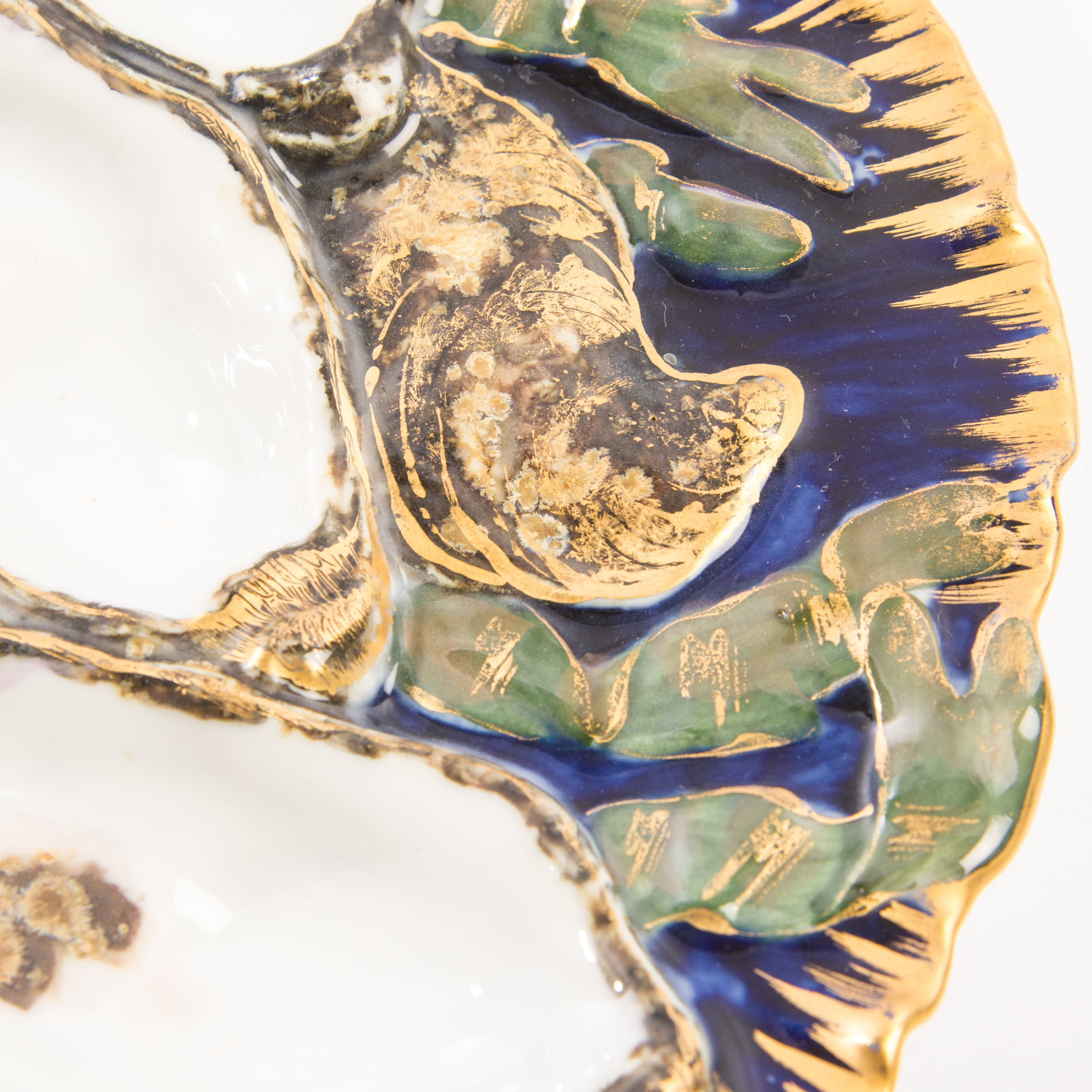 Haviland Oyster Plate from Rutherford B. Hayes White House Service