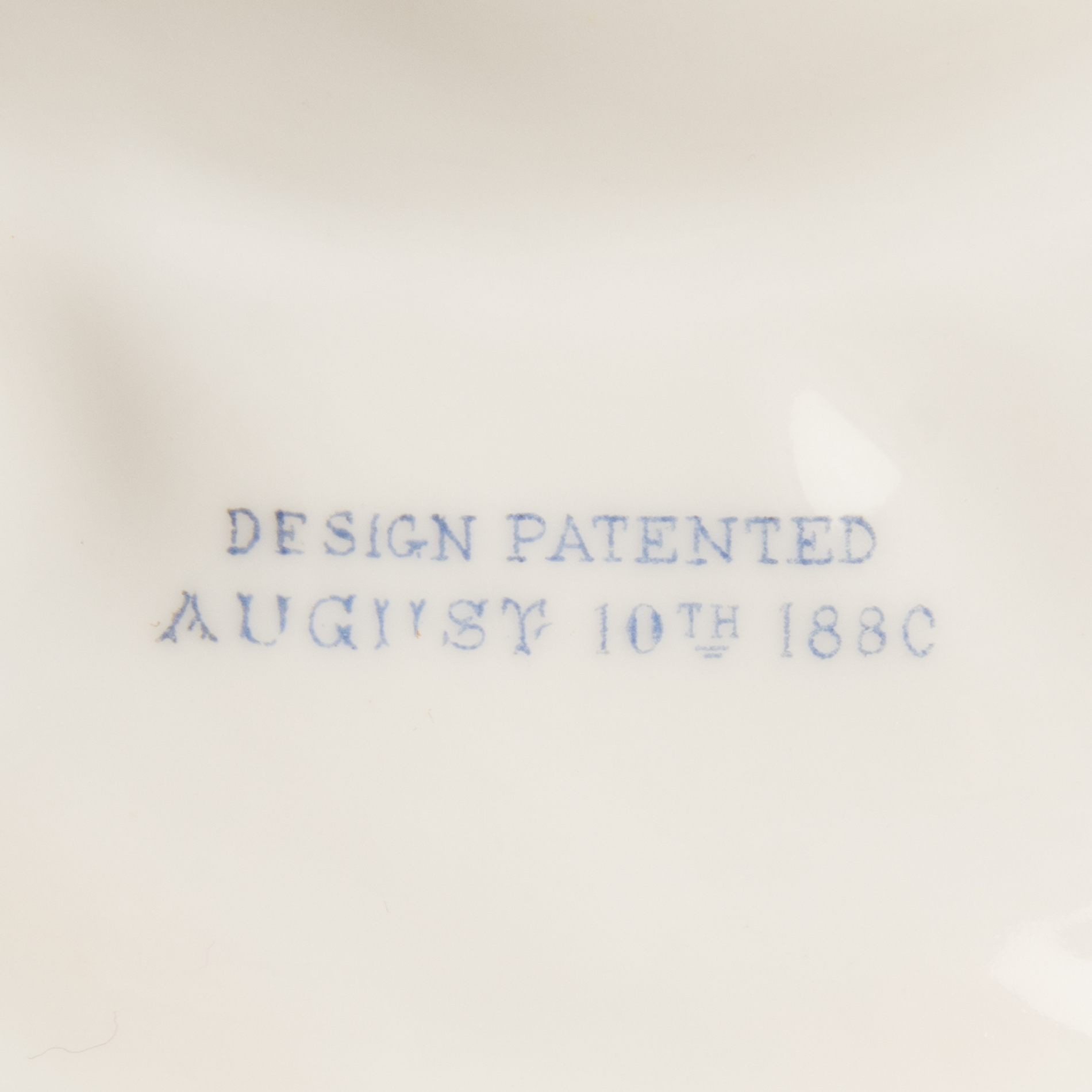 Haviland Oyster Plate from Rutherford B. Hayes White House Service