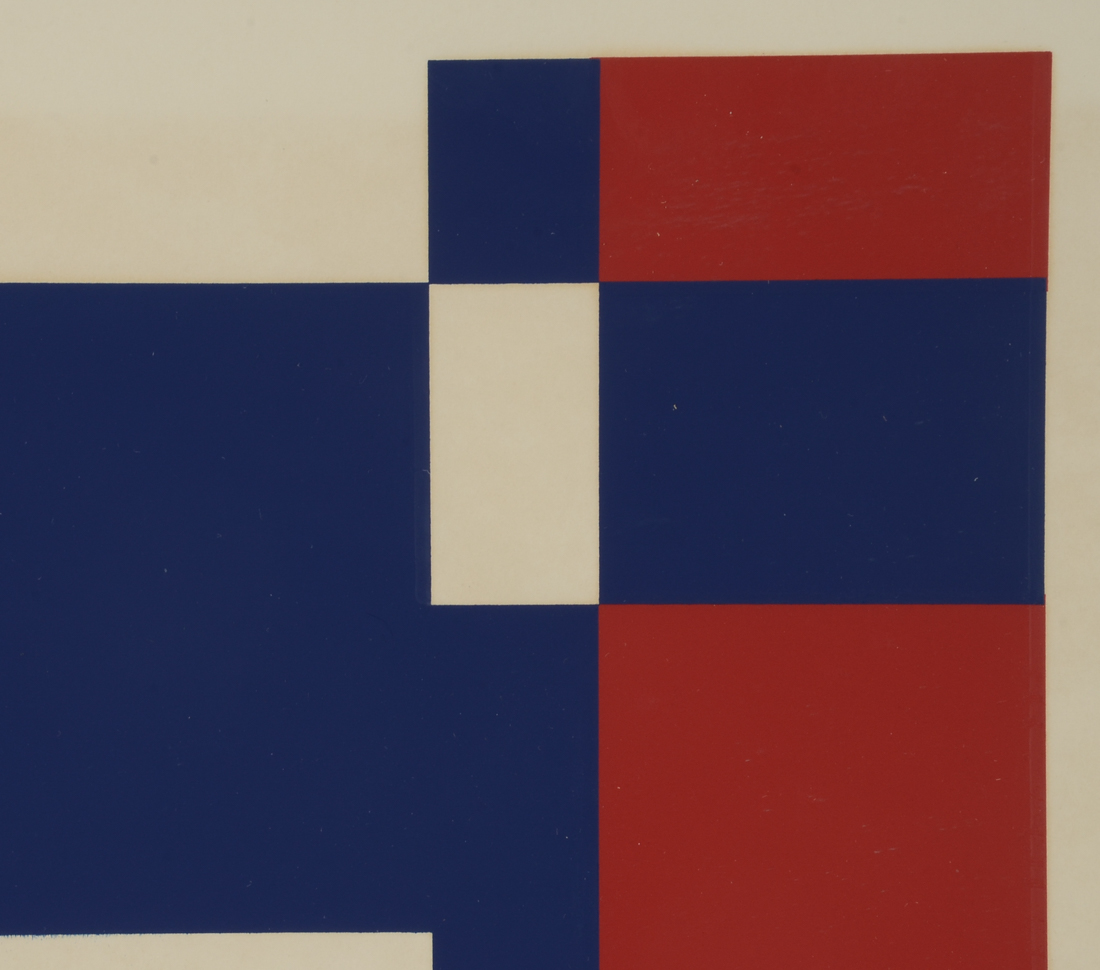 Thomas Lahy Signed 1970 Limited Edition Serigraph "One O'Clock"