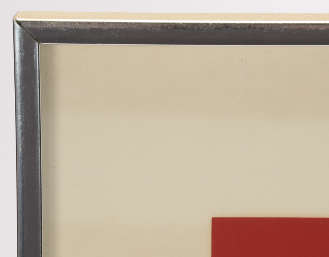 Thomas Lahy Signed 1970 Limited Edition Serigraph "One O'Clock"