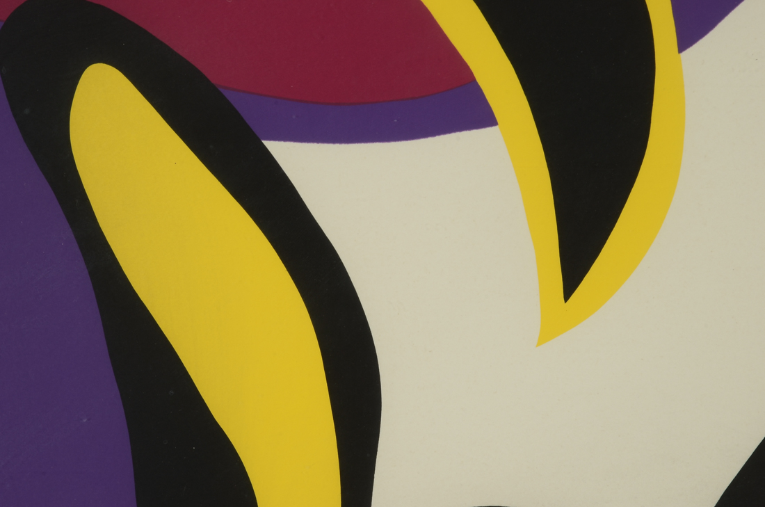 William Scharf Signed Limited Edition Serigraph "Banana Dog"