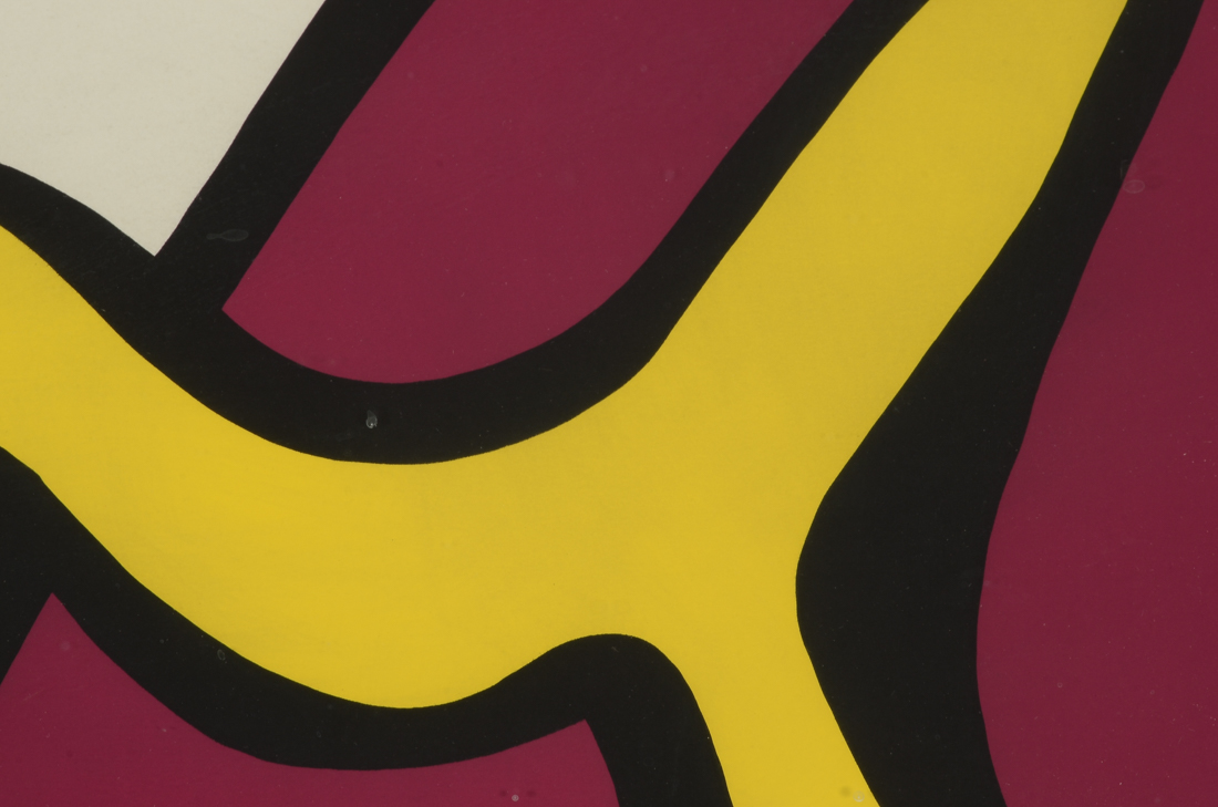 William Scharf Signed Limited Edition Serigraph "Banana Dog"