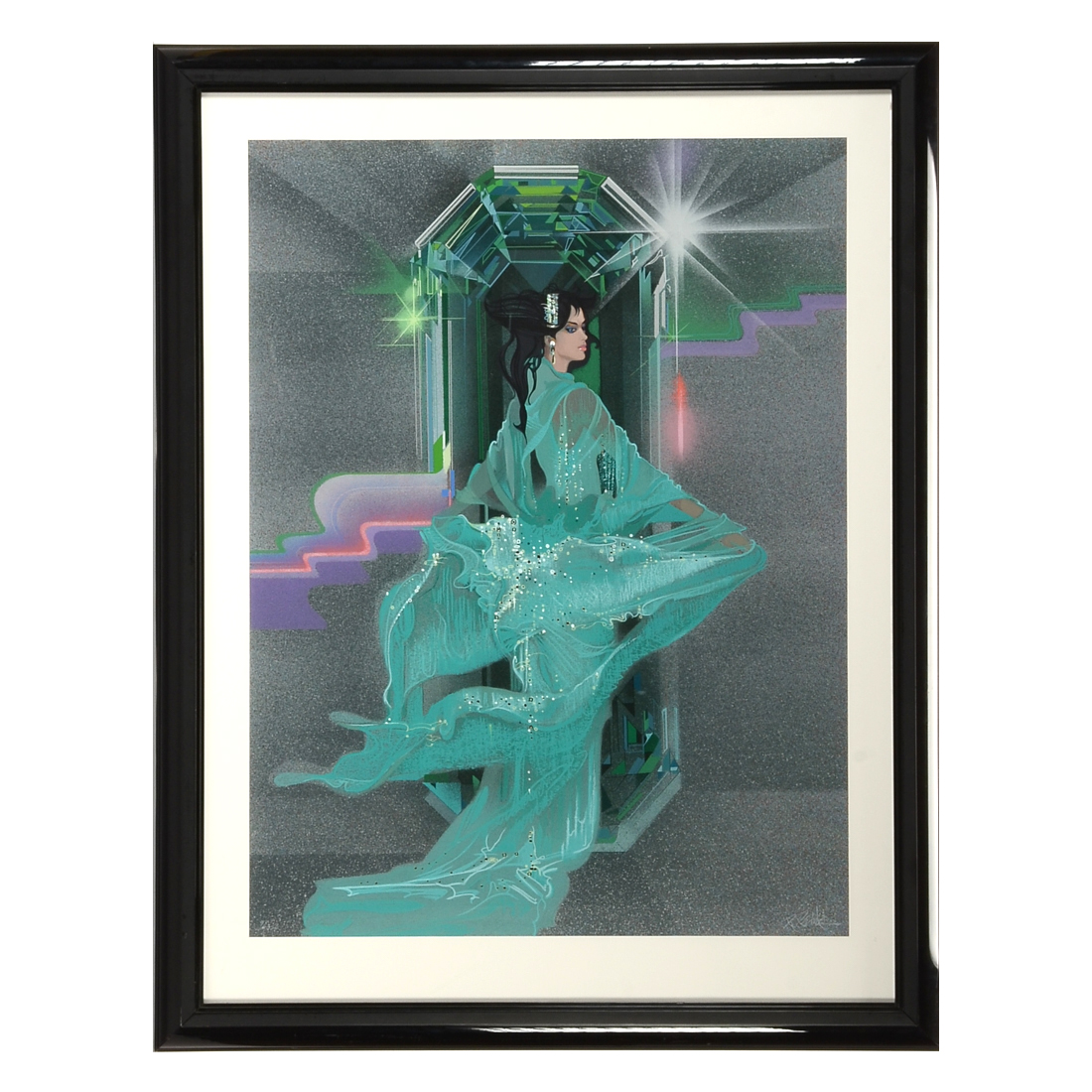 Robert Peak Signed Limited Edition Serigraph "Emerald Night"