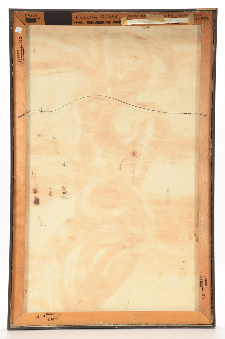 Evelyn Clark Original Oil & Acrylic on Canvas "The Rain Falls Mainly on the Plain"