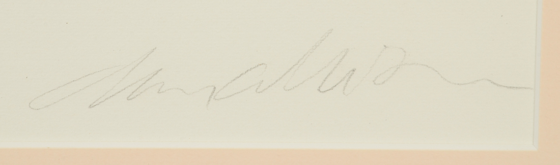 Signed Limited Edition Hand-Pulled Color Lithograph "Mexicactus"