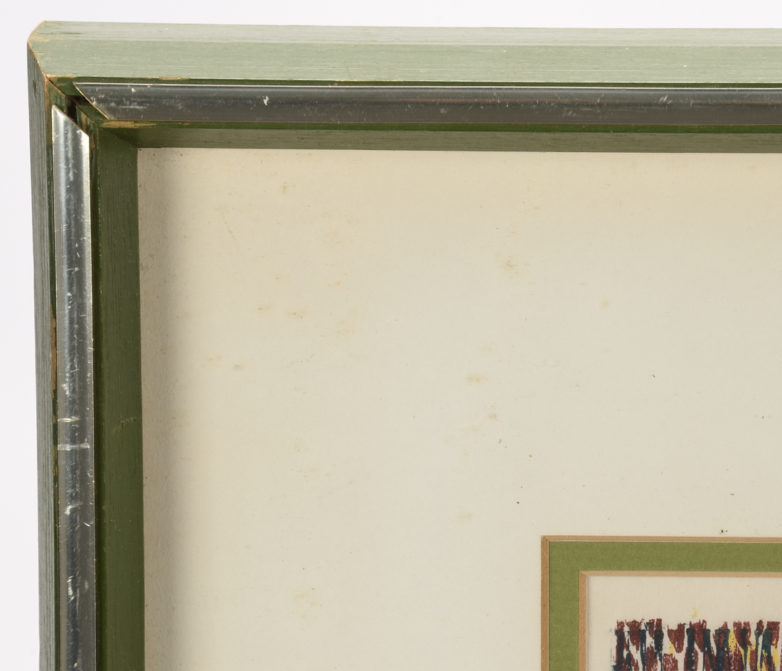 Trepohl Signed Limited Edition Woodcut "Girl with Watering Can"