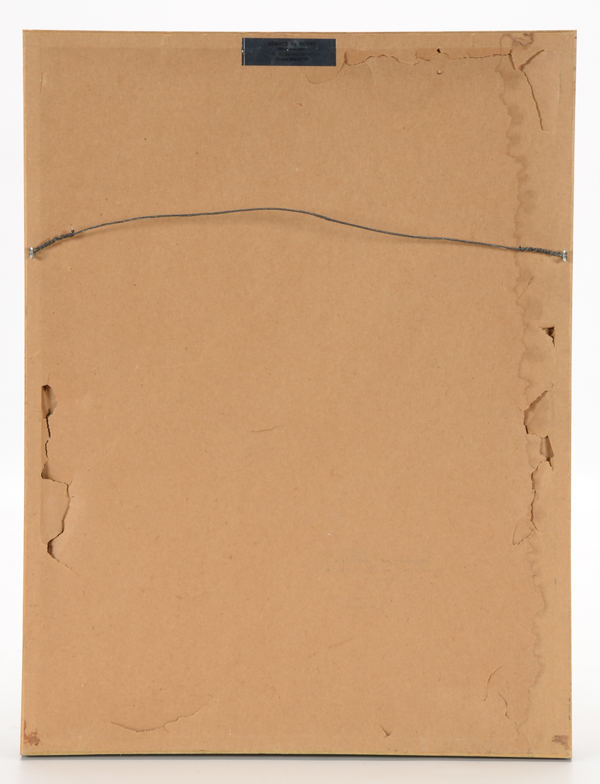 Trepohl Signed Limited Edition Woodcut "Girl with Watering Can"