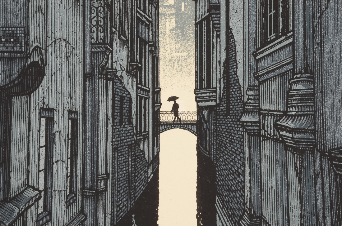 Dan McCarthy Original Glow-in-the-Dark Artist's Proof Serigraph "Letting Go"