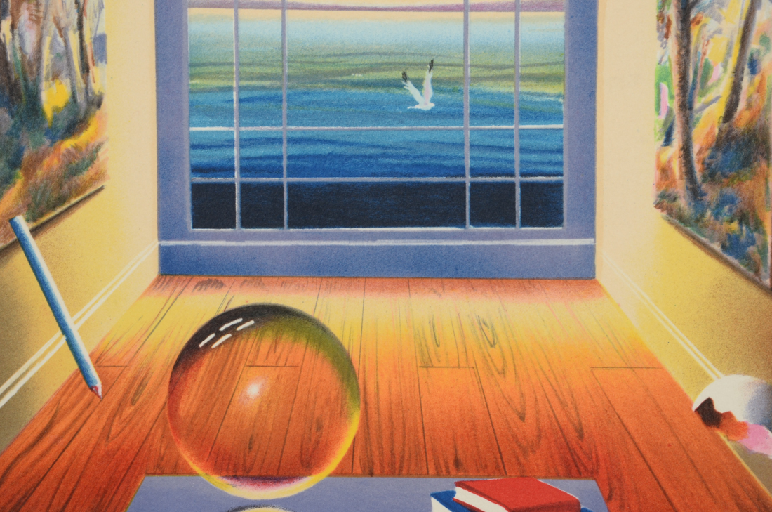 Ferjo Signed Artist's Proof Hand-Pulled Lithograph "The Fortune Teller"