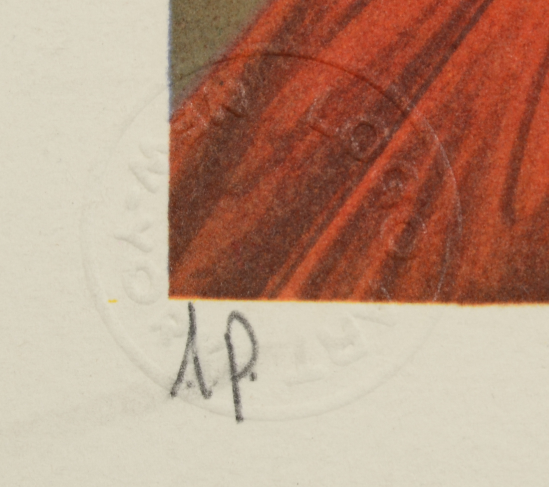 Ferjo Signed Artist's Proof Hand-Pulled Lithograph "The Fortune Teller"