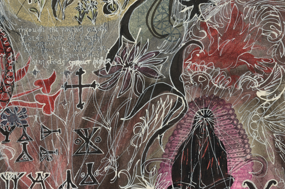 Original Mixed Media Illustration by Judith "If It's All Good"