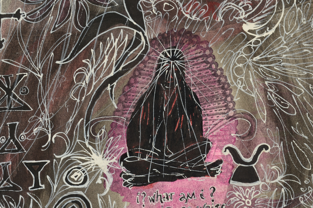 Original Mixed Media Illustration by Judith "If It's All Good"