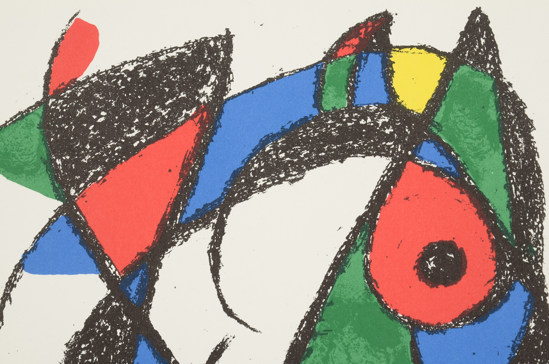 Joan Miró Hand-Pulled Lithograph from "LITHOGRAPHS II"