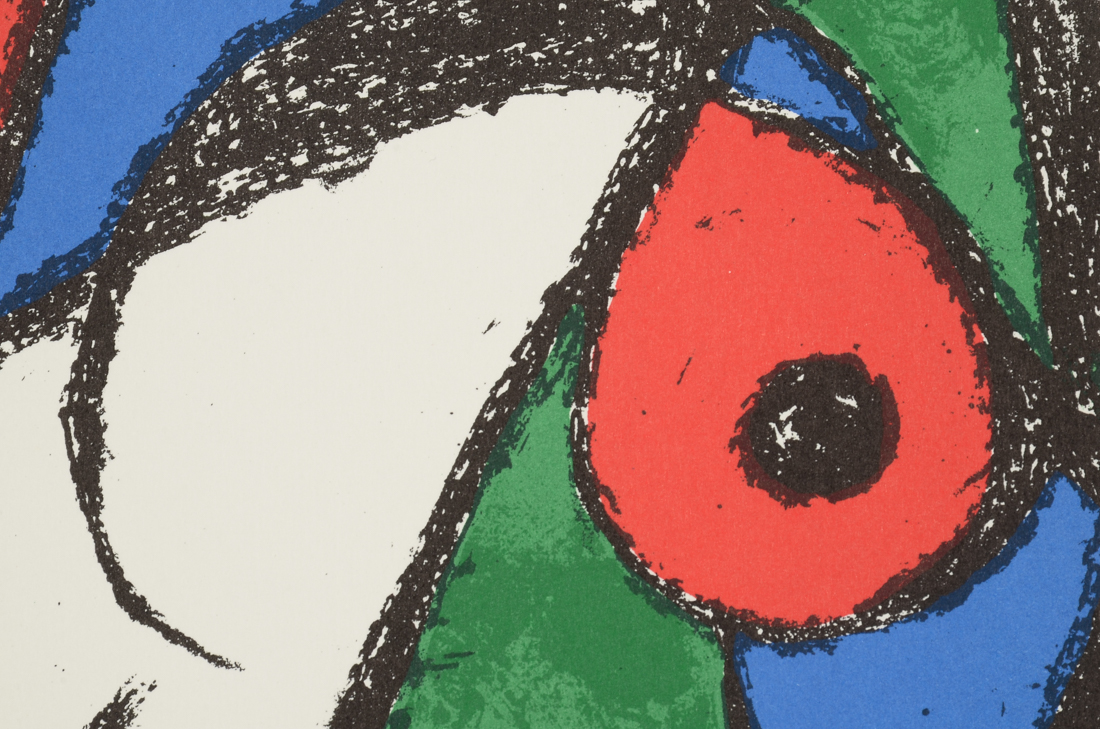 Joan Miró Hand-Pulled Lithograph from "LITHOGRAPHS II"