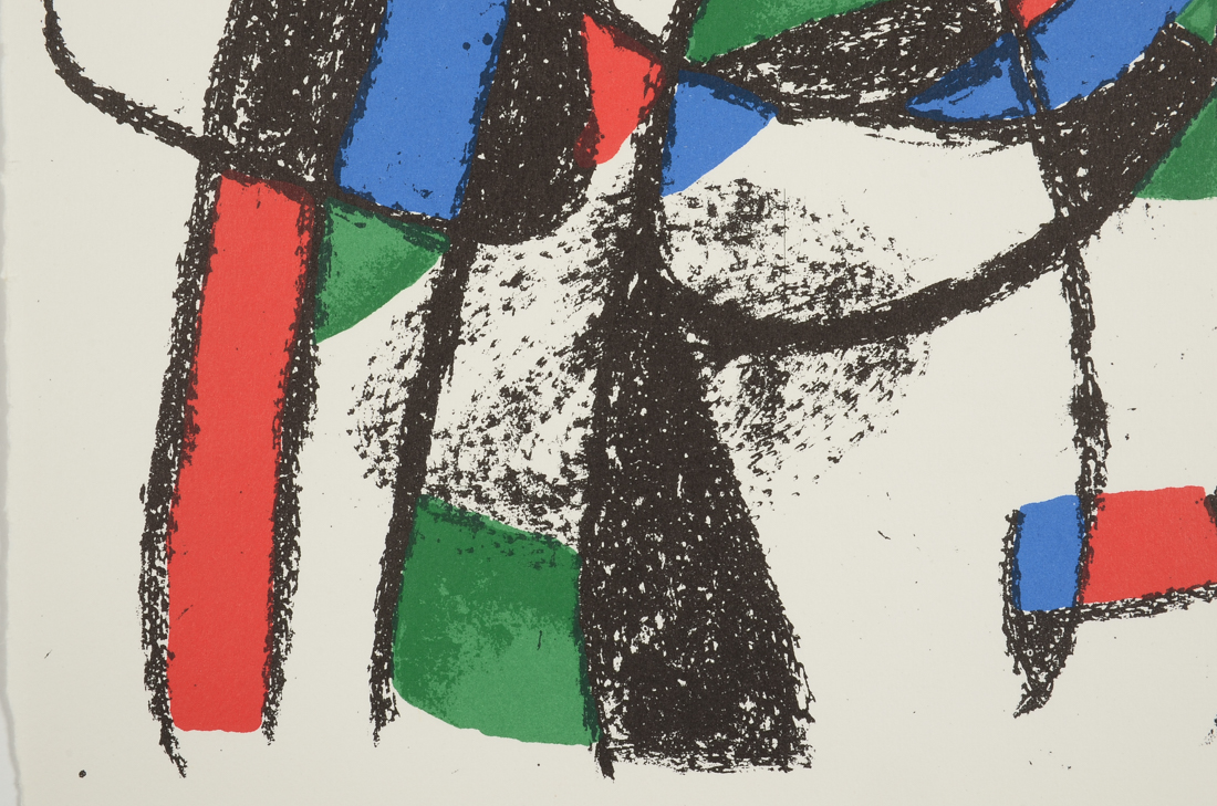 Joan Miró Hand-Pulled Lithograph from "LITHOGRAPHS II"