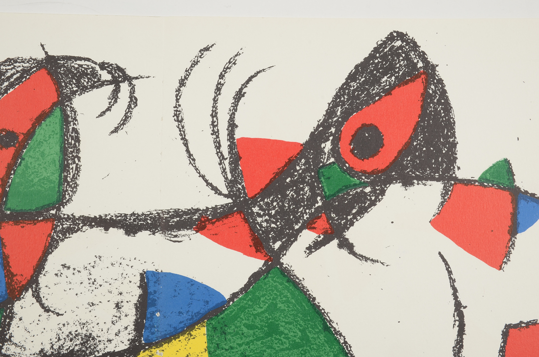 Joan Miró Hand-Pulled Lithograph from "LITHOGRAPHS II"