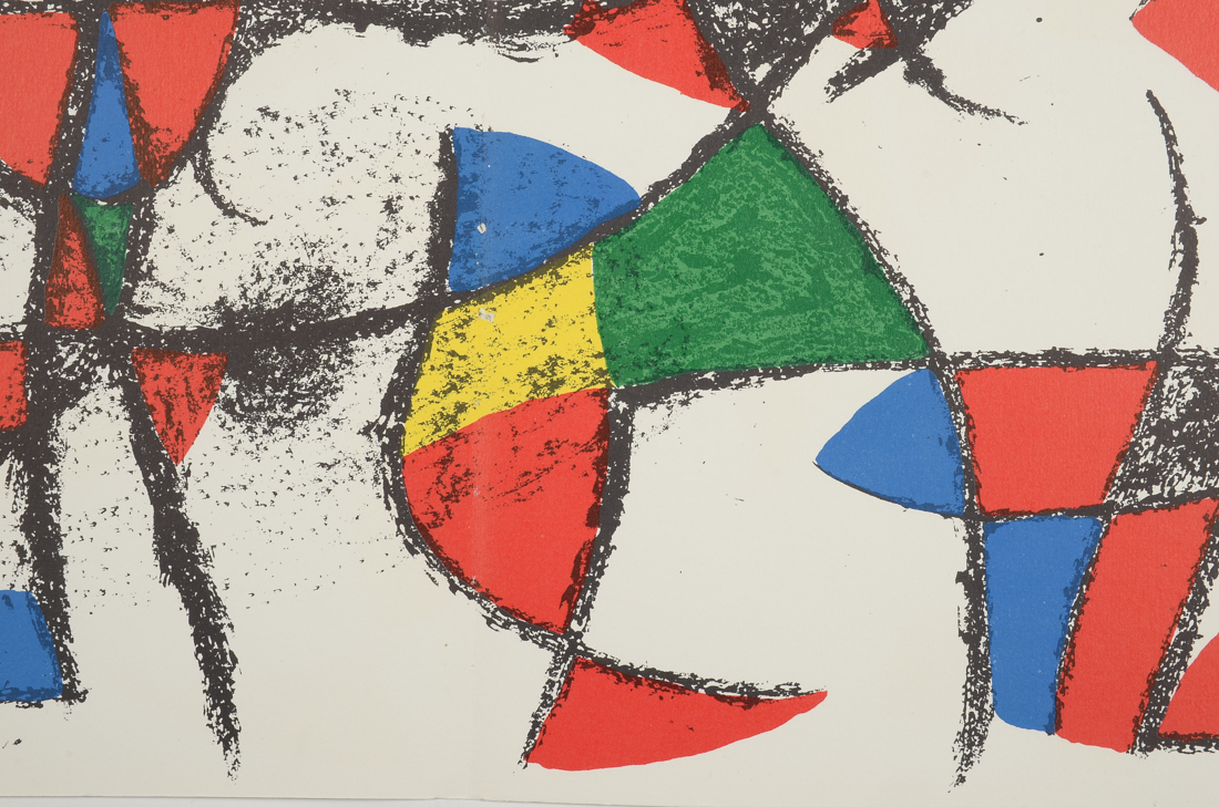 Joan Miró Hand-Pulled Lithograph from "LITHOGRAPHS II"