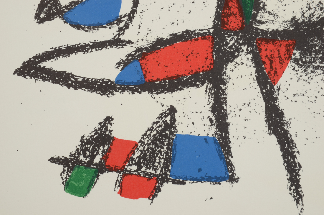 Joan Miró Hand-Pulled Lithograph from "LITHOGRAPHS II"