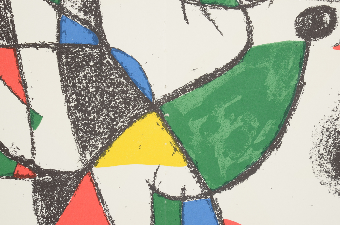 Joan Miró Hand-Pulled Lithograph from "LITHOGRAPHS II"