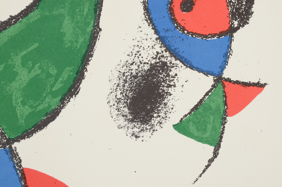 Joan Miró Hand-Pulled Lithograph from "LITHOGRAPHS II"