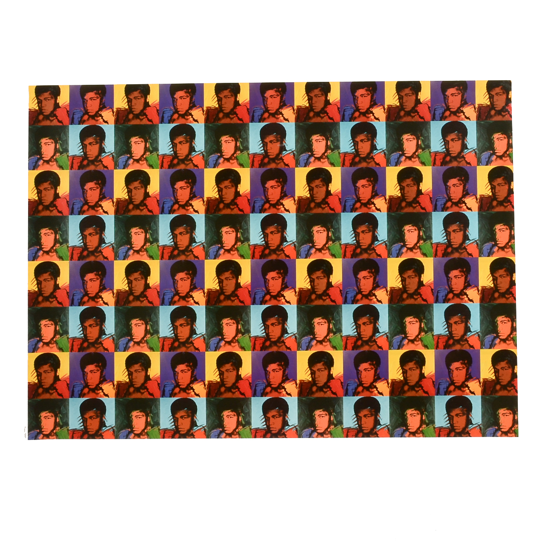 Offset Lithograph Poster of Andy Warhol's "Muhammad Ali"