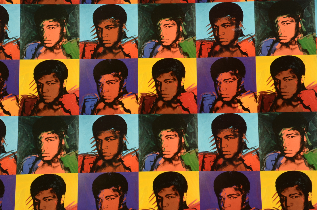 Offset Lithograph Poster of Andy Warhol's "Muhammad Ali"