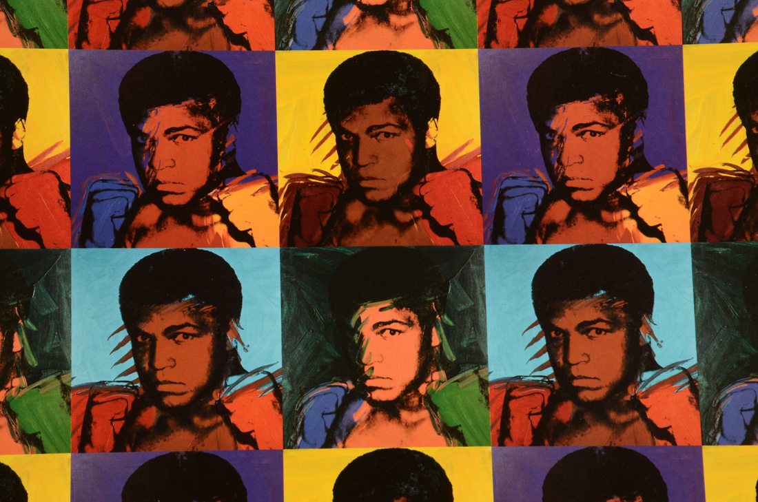 Offset Lithograph Poster of Andy Warhol's "Muhammad Ali"