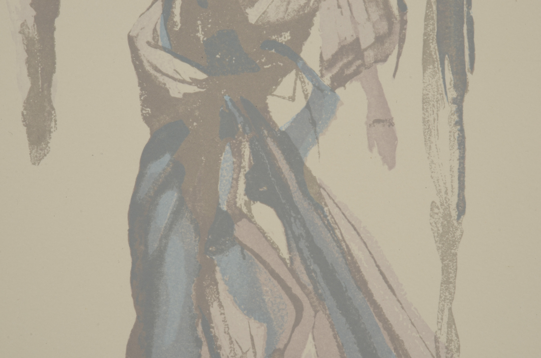 Salvador Dalí Wood Engraving "Heaven Canto 10, L'ange Du Soleil"