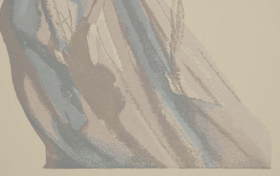 Salvador Dalí Wood Engraving "Heaven Canto 10, L'ange Du Soleil"