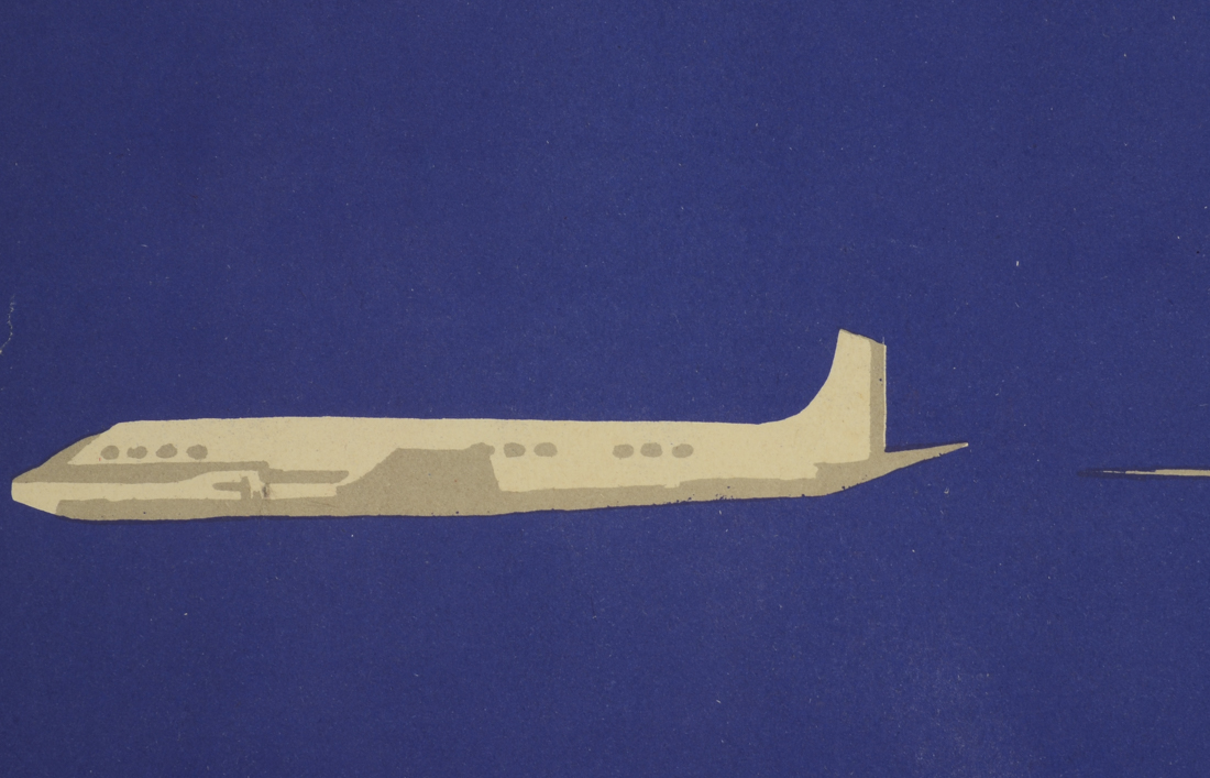 Original 1973 Theatrical Release Poster for Russian Propaganda Film "The Chronicle of Night"