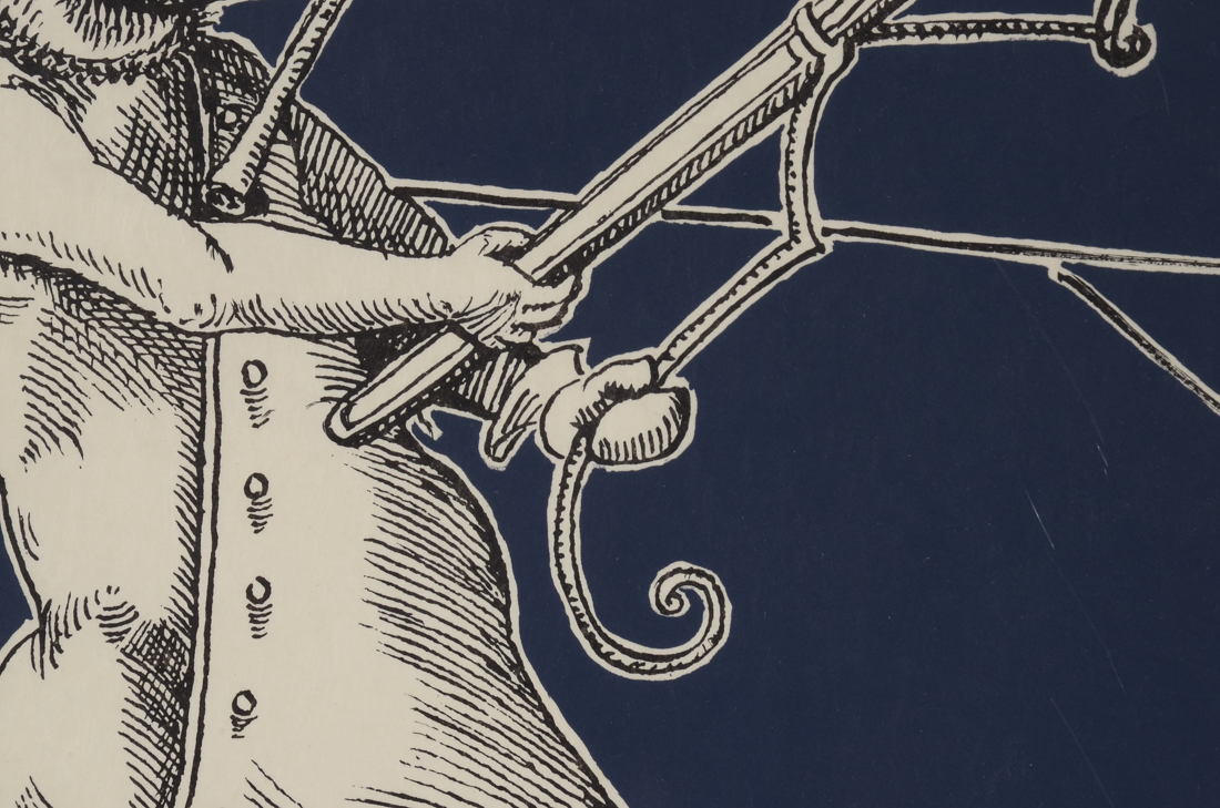 Salvador Dalí Original Hand-Pulled Lithograph from "Les Songes Drolatiques de Pantagruel"