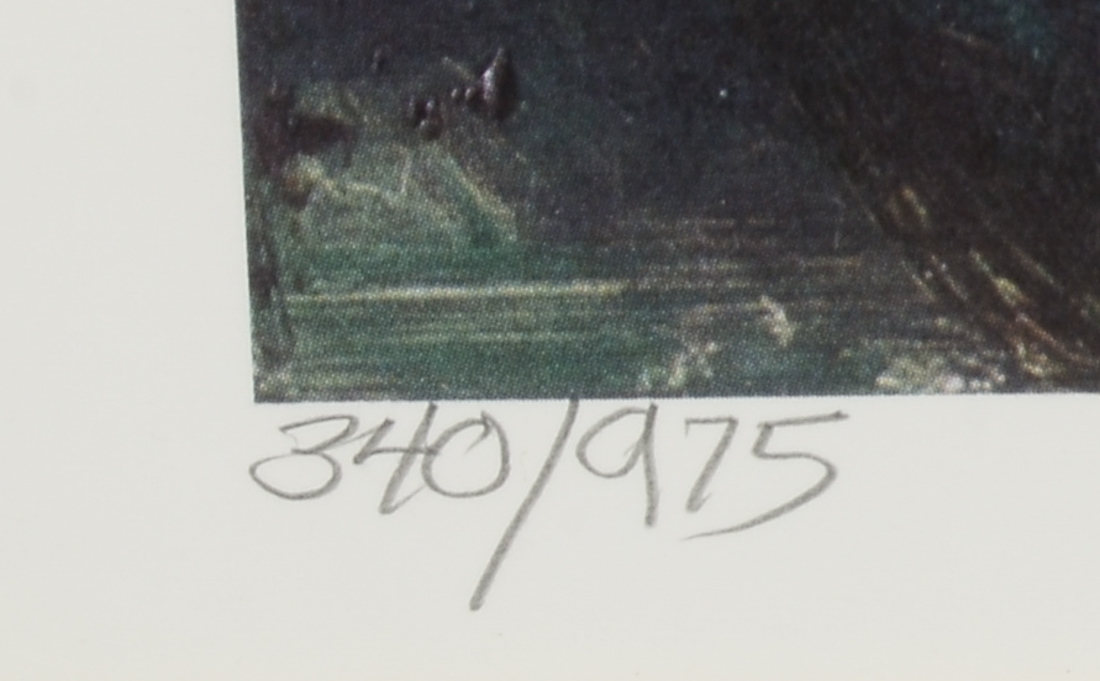 Barbara A. Wood Signed Limited Edition Offset Lithograph