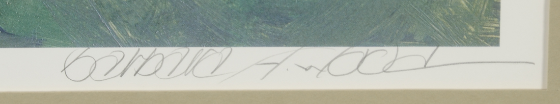 Barbara A. Wood Signed Limited Edition Offset Lithograph