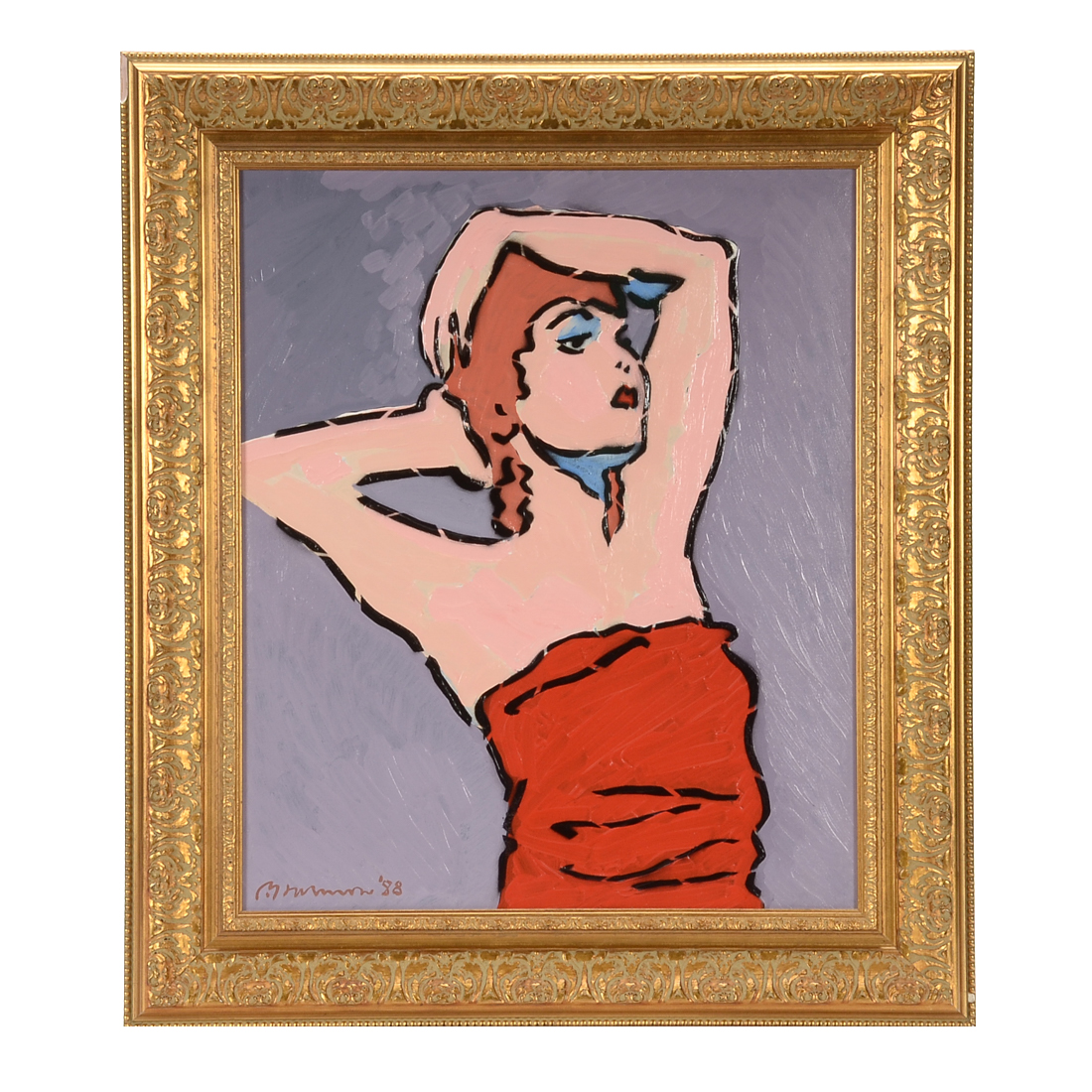 Paul Harmon Original Mixed Media Painting "Barcelon Nights III"